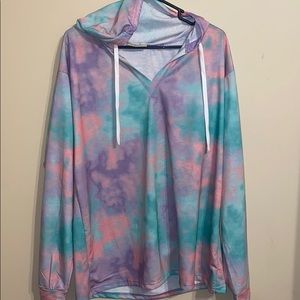 New w/o Tags XL Tye Dye hoodie pullover